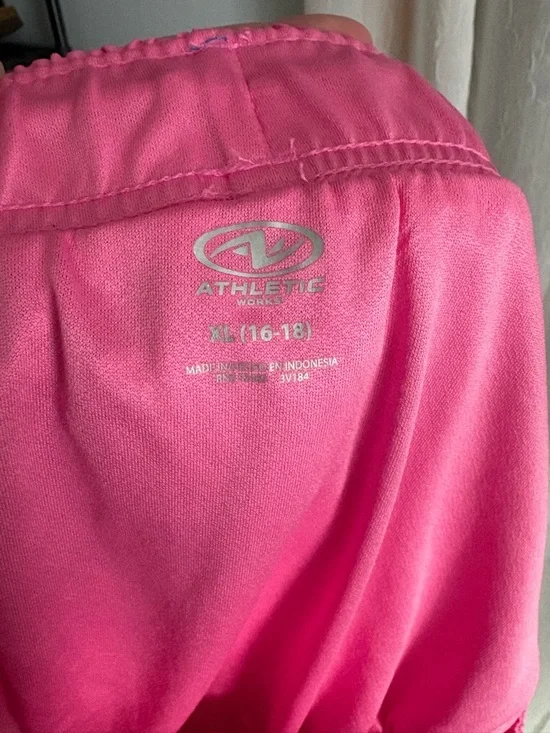 Athletic Works Women's Hot Pink Running Shorts - Picture 3 of 3
